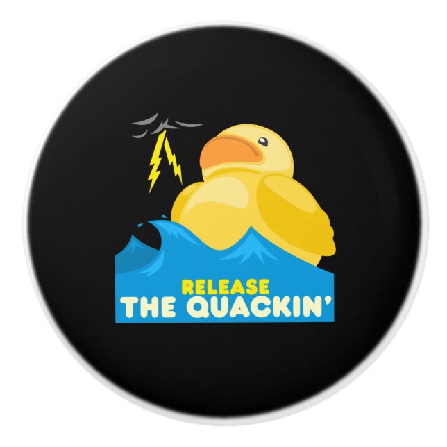 Gummi Duck Keramikknauf (Vorderseite)
