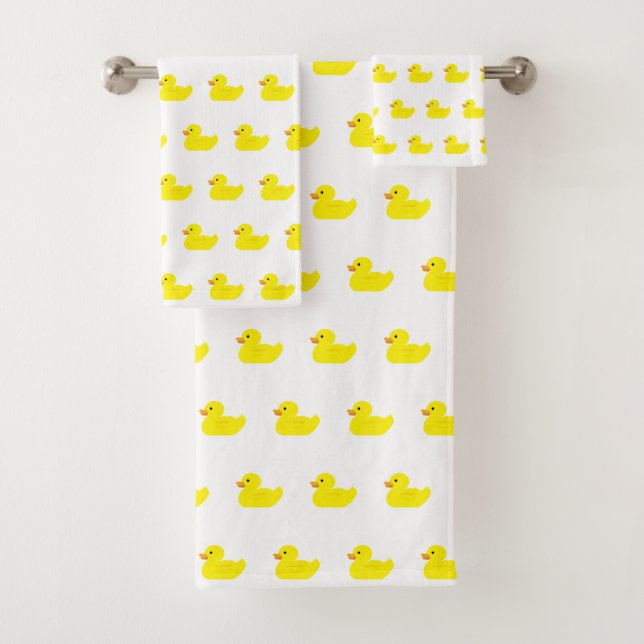 Gummi Duck Malerei Badehandtuch Set (Insitu)