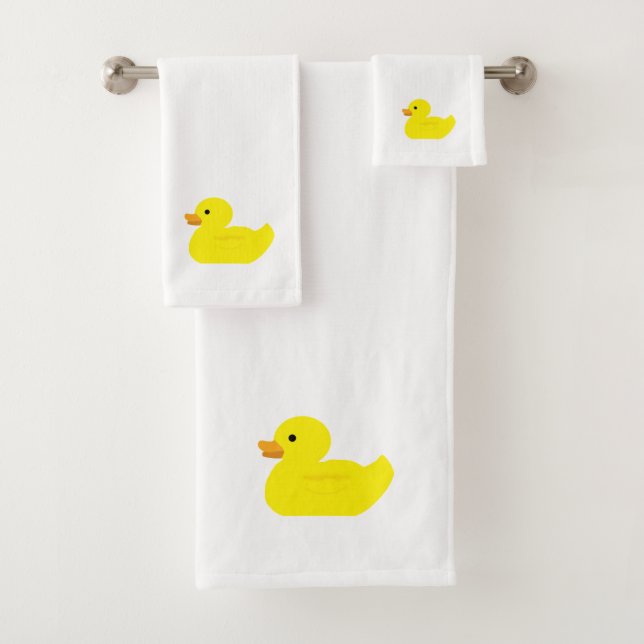 Gummi Duck Malerei Badehandtuch Set (Insitu)