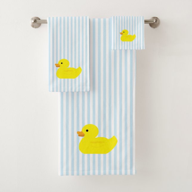 Gummi Duck Malerei Badehandtuch Set (Insitu)