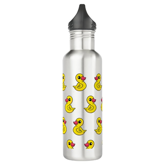 Gummi Duck Muster Blau Print Water Flasche Edelstahlflasche (Links)