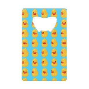 Gummi Duck Muster Blue Print Flasche Öffnung Geldbeutel Flaschenöffner