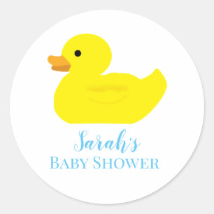 Gummi Duck Party Babydusche BABY Stickers