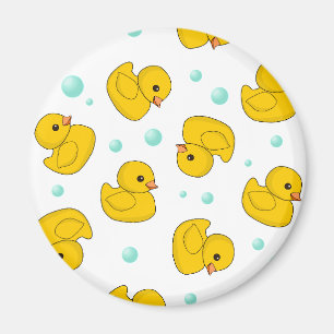 Gummi Duck Pattern Magnet