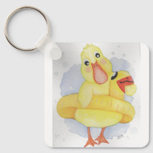 Gummi Duck Schlüsselanhänger
