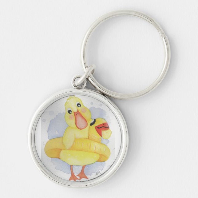 Gummi Duck Schlüsselanhänger (Vorne)