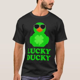 Gummi Duck Sonnenbrille Vier Leaf C St Patrick's D T-Shirt