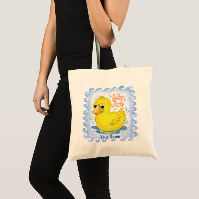 Gummi Duck Tote Bag Tragetasche (Vorderseite (Produkt))