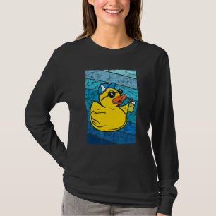 Gummi Duck Vintag Retro Sommer Party Duck Niedlich T-Shirt