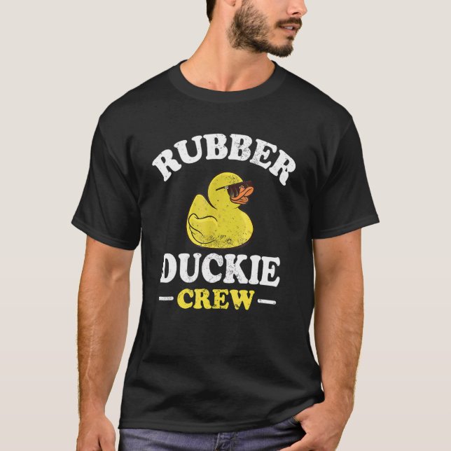 Gummi Duck Yellow Duckie Crew Bath Ducks Duckling T-Shirt (Vorderseite)
