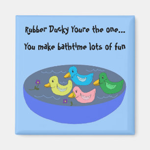Gummi Duckies Bath Time Magnet