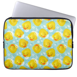 Gummi Ducks Bath Pattern Laptopschutzhülle