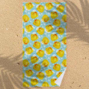 Gummi Ducks Bath Pattern Strandtuch