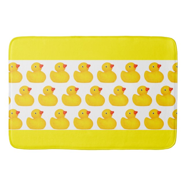 Gummi Ducks Ducky Yellow Bath Mat Badematte (Vorderseite)