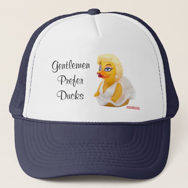 Gummi duckt Hut-Teich-Bombe CelebriDucks Truckerkappe (Vorderseite)