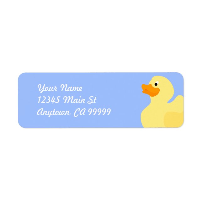 Gummi Ducky Blue Label (Vorne)