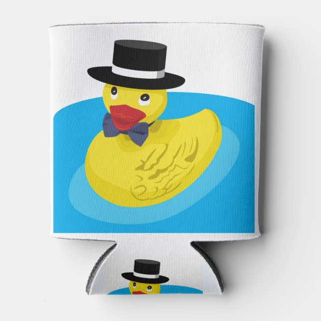 Gummi-Ducky Dosenkühler (Vorderseite)