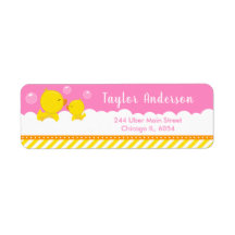 Gummi Ducky Gelb und Rosa