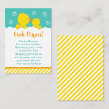 Gummi Ducky Yellow und Green Book Request