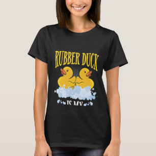 Gummi Ente ist mein Geist, Tier Rückdruck Gummi D T-Shirt