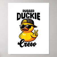 Gummi-Enten-Crew Coole Entenküken Gelbe Gummi-Ente