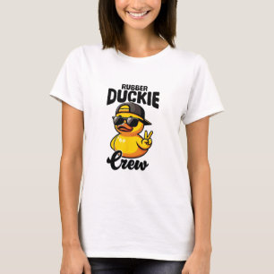 Gummi-Enten-Crew Coole Entenküken Gelbe Gummi-Ente T-Shirt