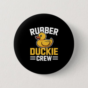 Gummi-Enten-Crew Lustige Ente Tier Süß Kawaii E Button