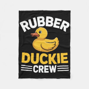 Gummi-Enten-Crew Lustige Ente Tier Süß Kawaii E Fleecedecke
