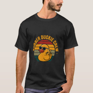 Gummi-Enten-Crew Lustige Gummiente Cute Gelbe B T-Shirt