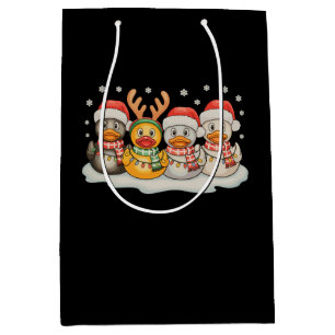 Gummi-Enten-Truppe Weihnachtsmann-Rentiere-Christm Mittlere Geschenktüte
