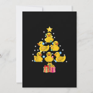 Gummi-Enten-Weihnachtsbaum-Ente-Quack-Weihnachten Einladung