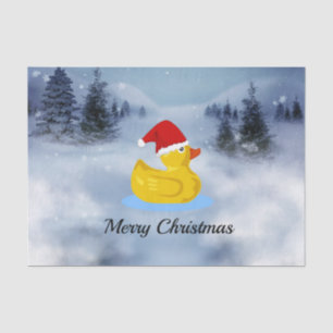 Gummi-Enten-Weihnachtsgrüße Seidenpapier
