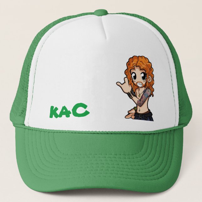 Gummi-Gummi-Kappe Truckerkappe (Vorderseite)