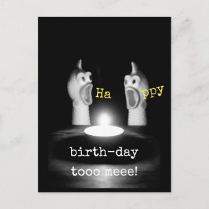 Gummi-Huhn-Geburtstag Postkarte
