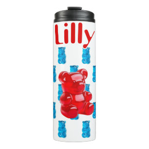 Gummi-Jelly Thermosbecher