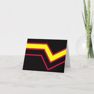 Gummi / Latex Pride Flagge Karte