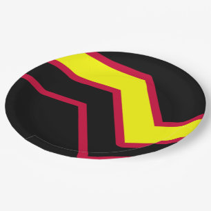 Gummi / Latex Pride Flagge Pappteller