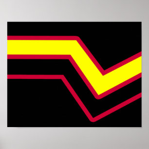 Gummi / Latex Pride Flagge Poster