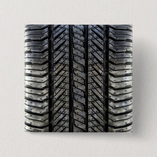 Gummi Reifengeflecht Automotive Style Decke Button (Vorderseite)