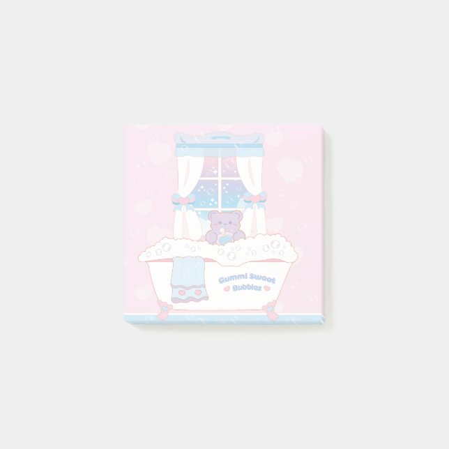 Gummi Sweet Bubbles Post-it Notes Post-it Klebezettel (Vorderseite)