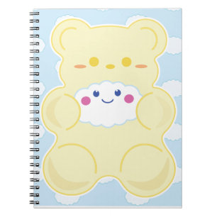 Gummi Sweet Cloud Hug Spiral Notebook Notizblock