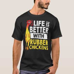 Gummi-Tier-Tiere Vogel Quietscher Gummi Chic T-Shirt