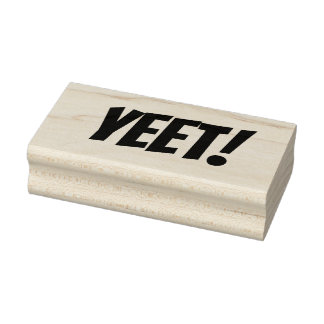 Gummi "YEET!" Briefmarke Gummistempel