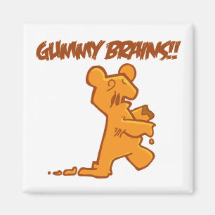 Gummiartige Gehirne Magnet