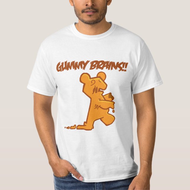 Gummiartige Gehirne T-Shirt (Vorderseite)