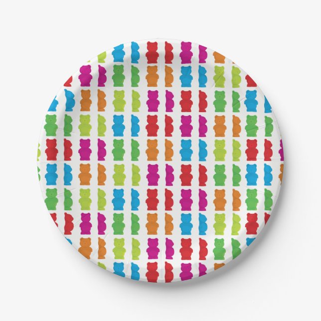 Gummiartiger Bärn-Pappteller Pappteller (Vorderseite)