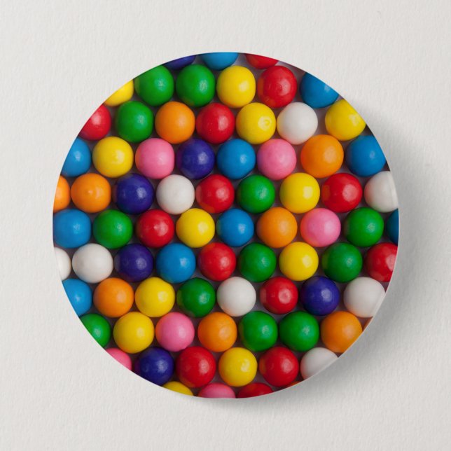 Gummibällen Button (Vorderseite)