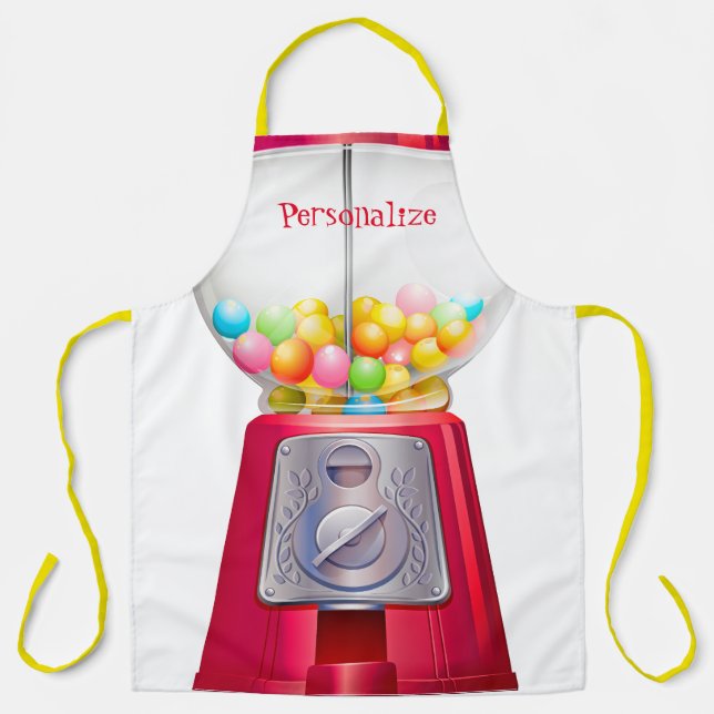 Gummiballenblase Vintag niedlich Schürze (Vorderseite)