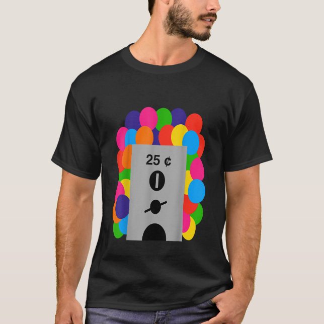 Gummiballmaschine Halloween-Kostüm T-Shirt (Vorderseite)