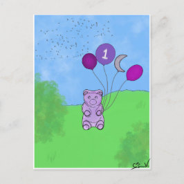 Gummibär 1. Plakat Postkarte